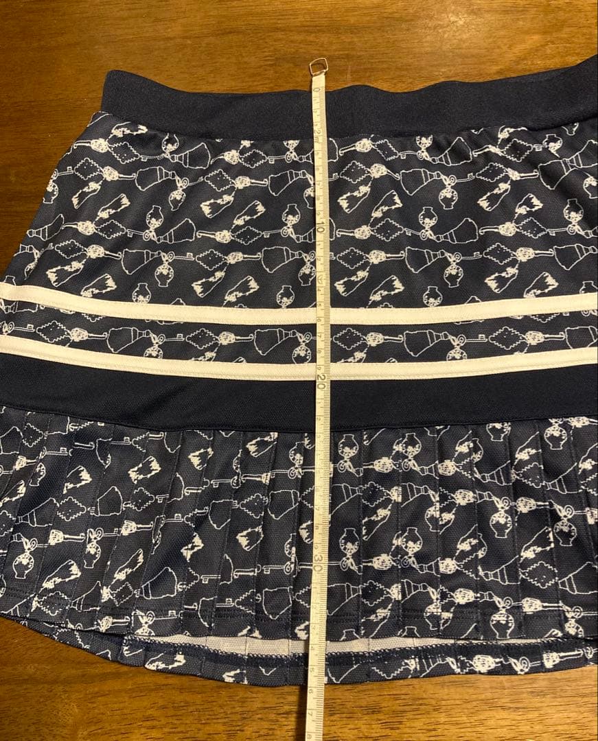 フィラ ウエアセットアップ&バイザー(シャツMスコート L)ネイビー