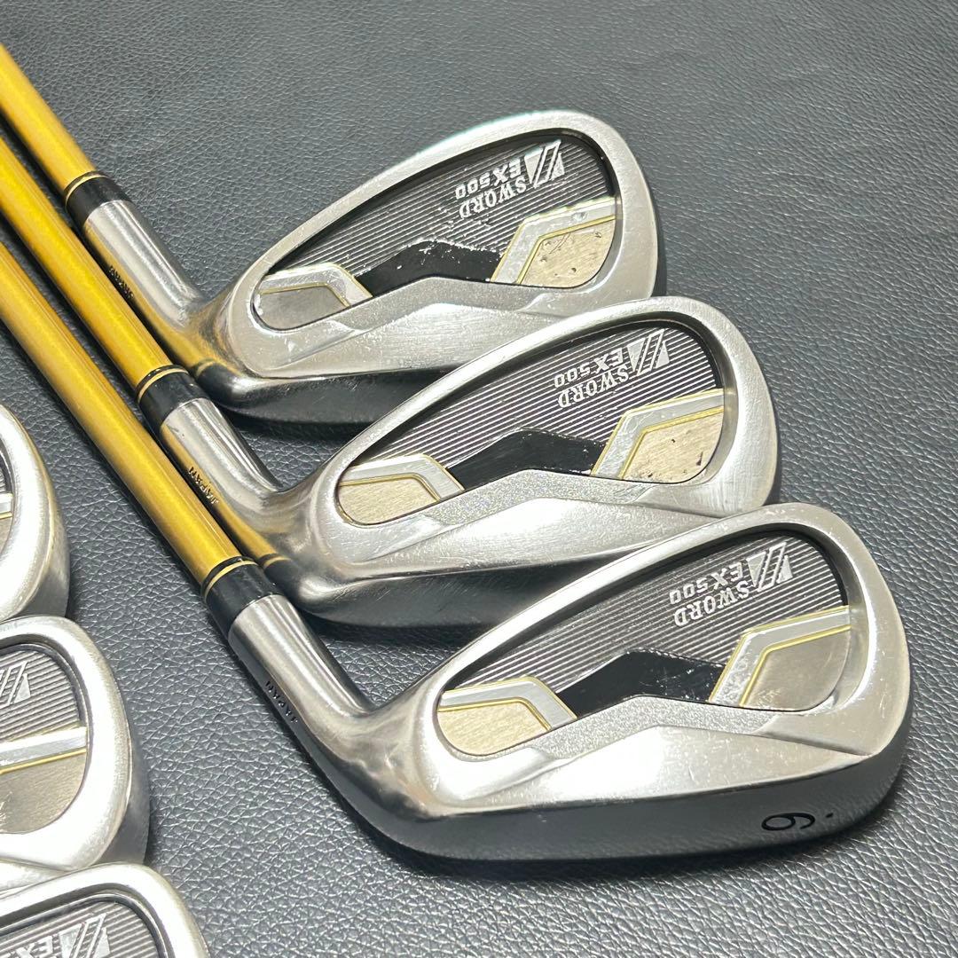 カタナゴルフ SWORD EX500 アイアンセット 6本 ROMBAX SR