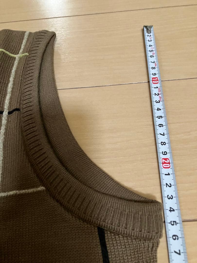 新品タグ付き80年代　日本製　Munsingwear チェック柄ベストM