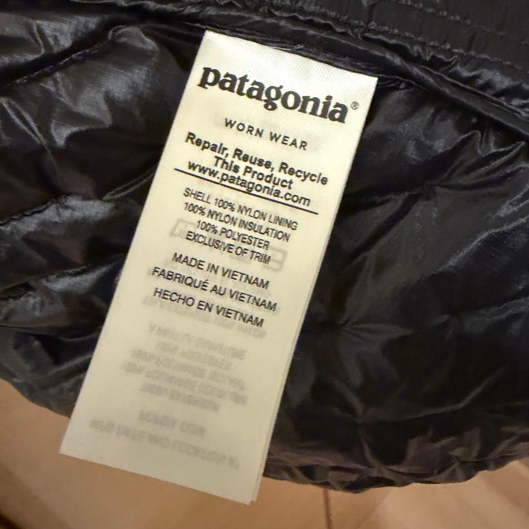 未使用 ブラック patagonia micro puff vest