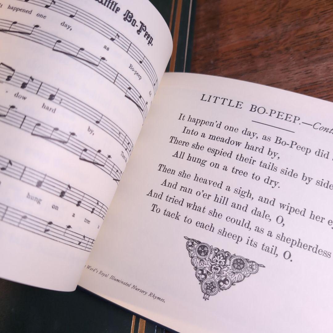 彩飾版わらべうた　妖精の国　オズボーンコレクション　アンティーク絵本