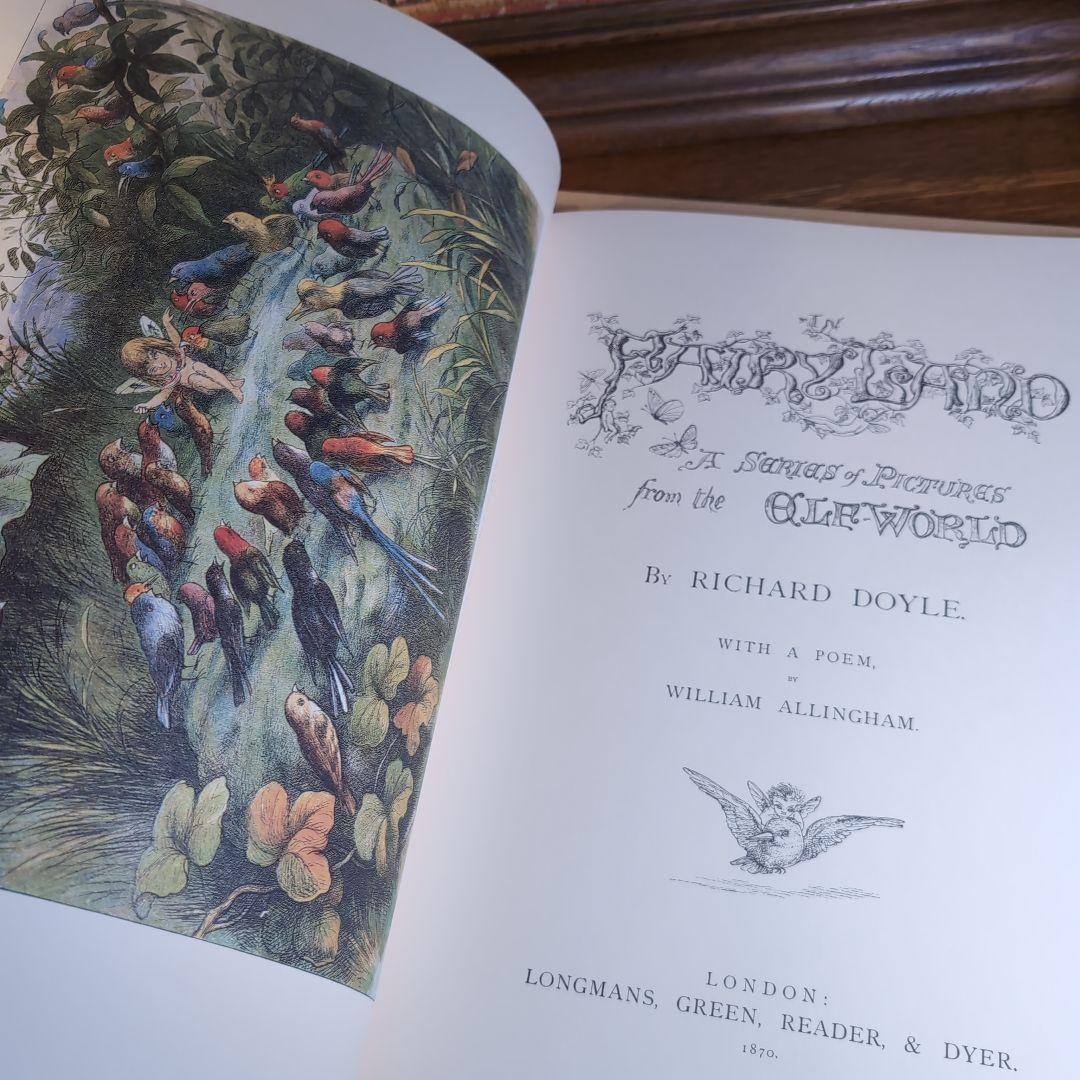 彩飾版わらべうた　妖精の国　オズボーンコレクション　アンティーク絵本