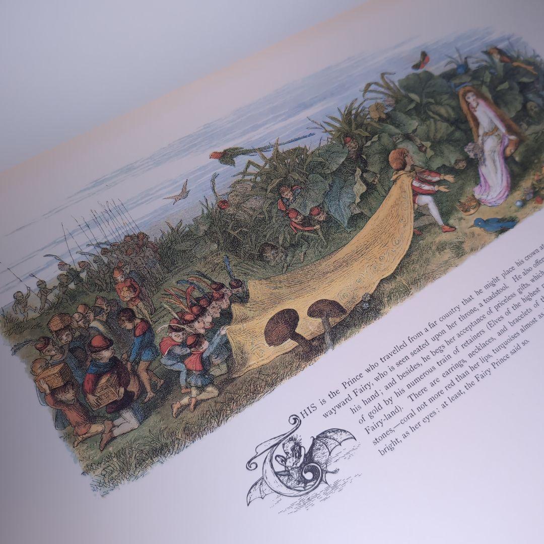 彩飾版わらべうた　妖精の国　オズボーンコレクション　アンティーク絵本