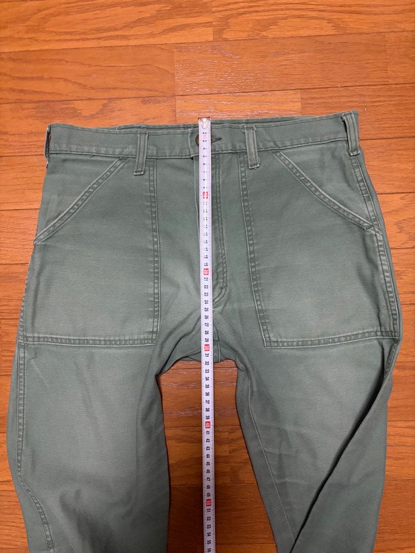 USA製 adbe ベイカーパンツ W33L32 カーキ 90s y2k