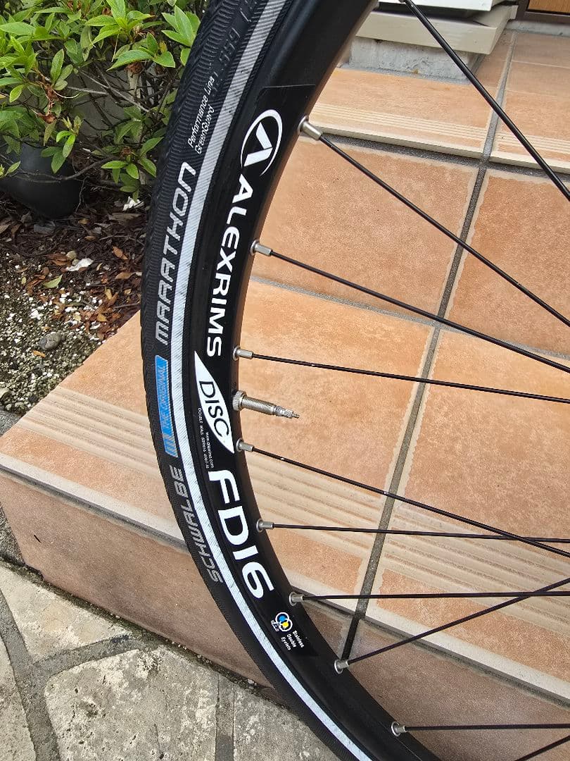 Alexrims FD16 DISC　自転車前後ホイール