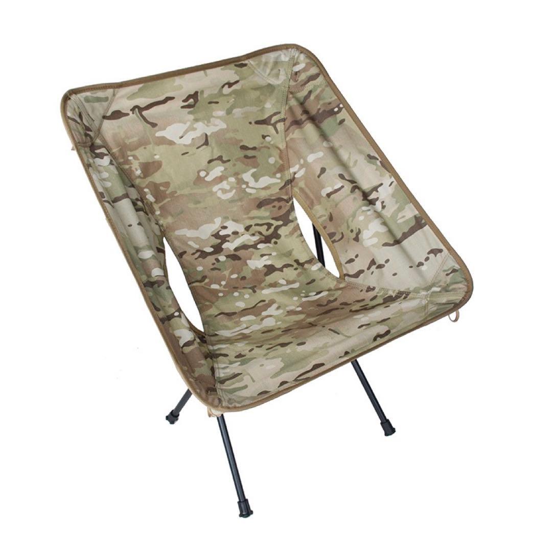 迷彩柄 アウトドア 椅子 チェア  キャンプ　超軽量　収納パック付き
