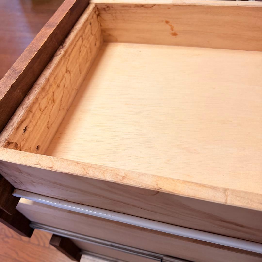 【日本製】今村家具工芸 キッチンカウンター 120 ピュアWN（天然木・完成品）