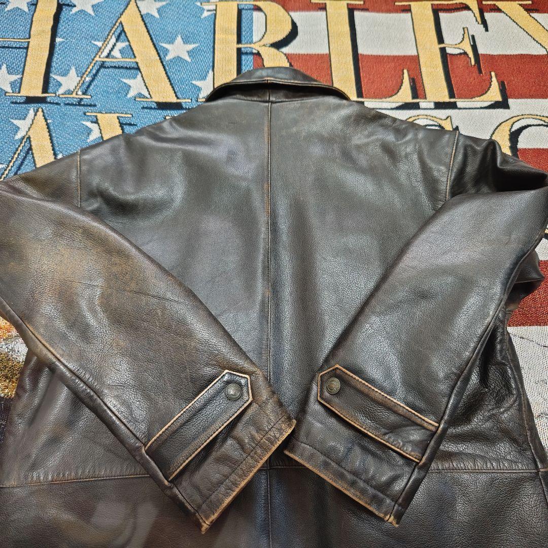 Harley Davidson レザージャケット ダークブラウン