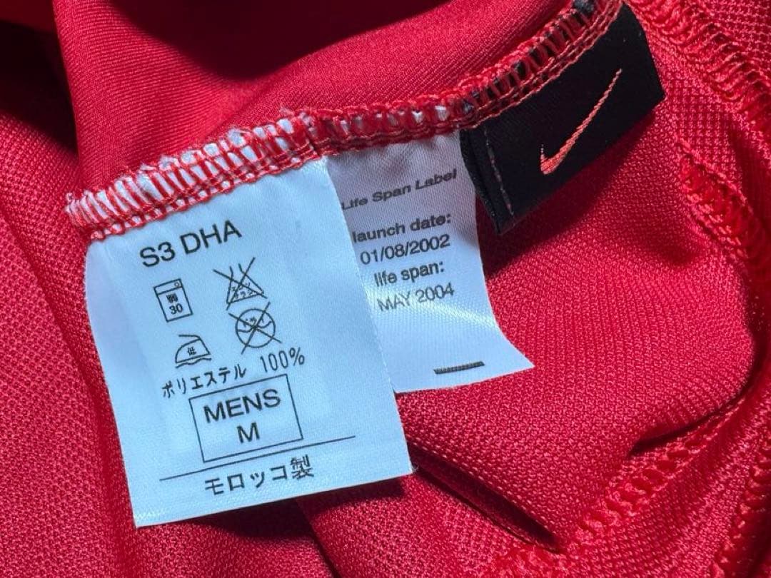 未使用 00s マンチェスターユナイテッド 長袖ユニフォーム Mサイズ NIKE