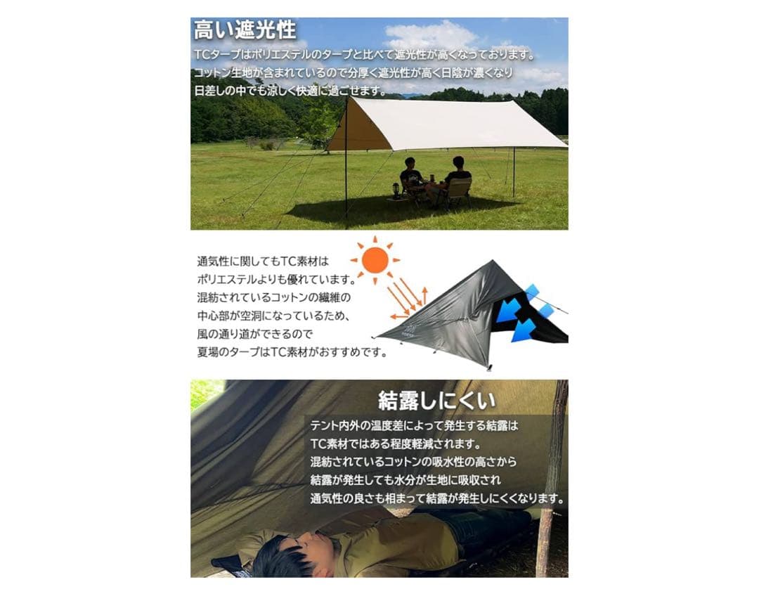 FUTURE FOX TCスクエアタープ (ブラック)