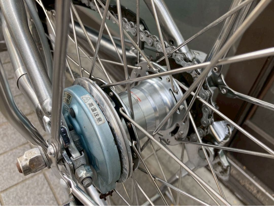 中古電動自転車 ブリヂストン アシスタ 26インチ シルバー 横浜 №3709