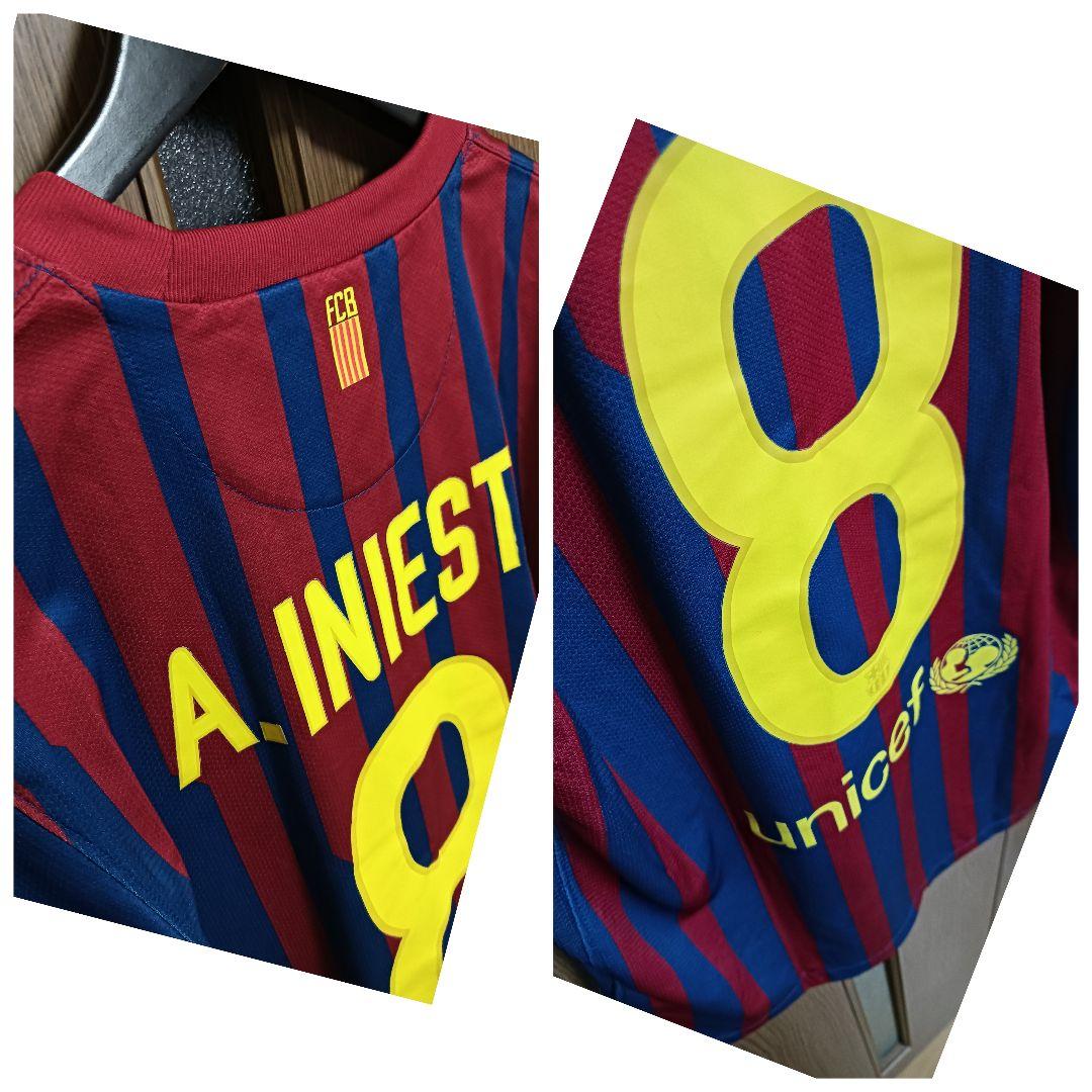 ナイキ バルセロナ イニエスタ #8 ユニフォーム 11/12ホーム S