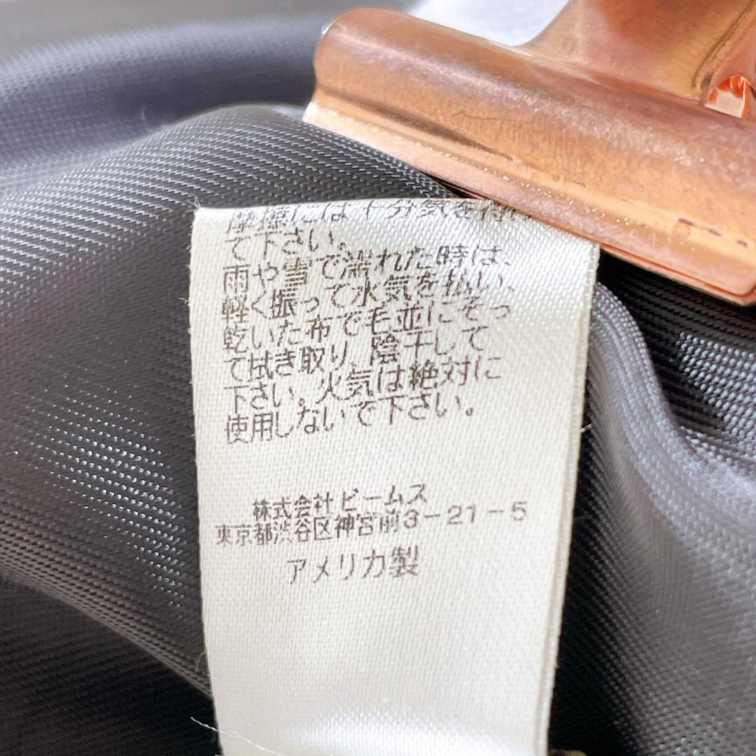 【美品】USA製 ビームスプラス レザーライダースジャケットTALONジップ M