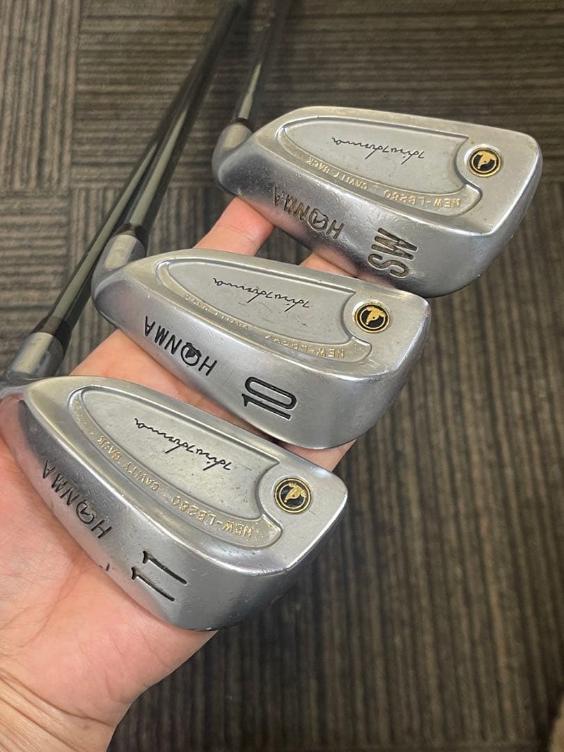 ホンマ HONMA ゴルフクラブ アイアンセット 3本 11 10 SWカーボン