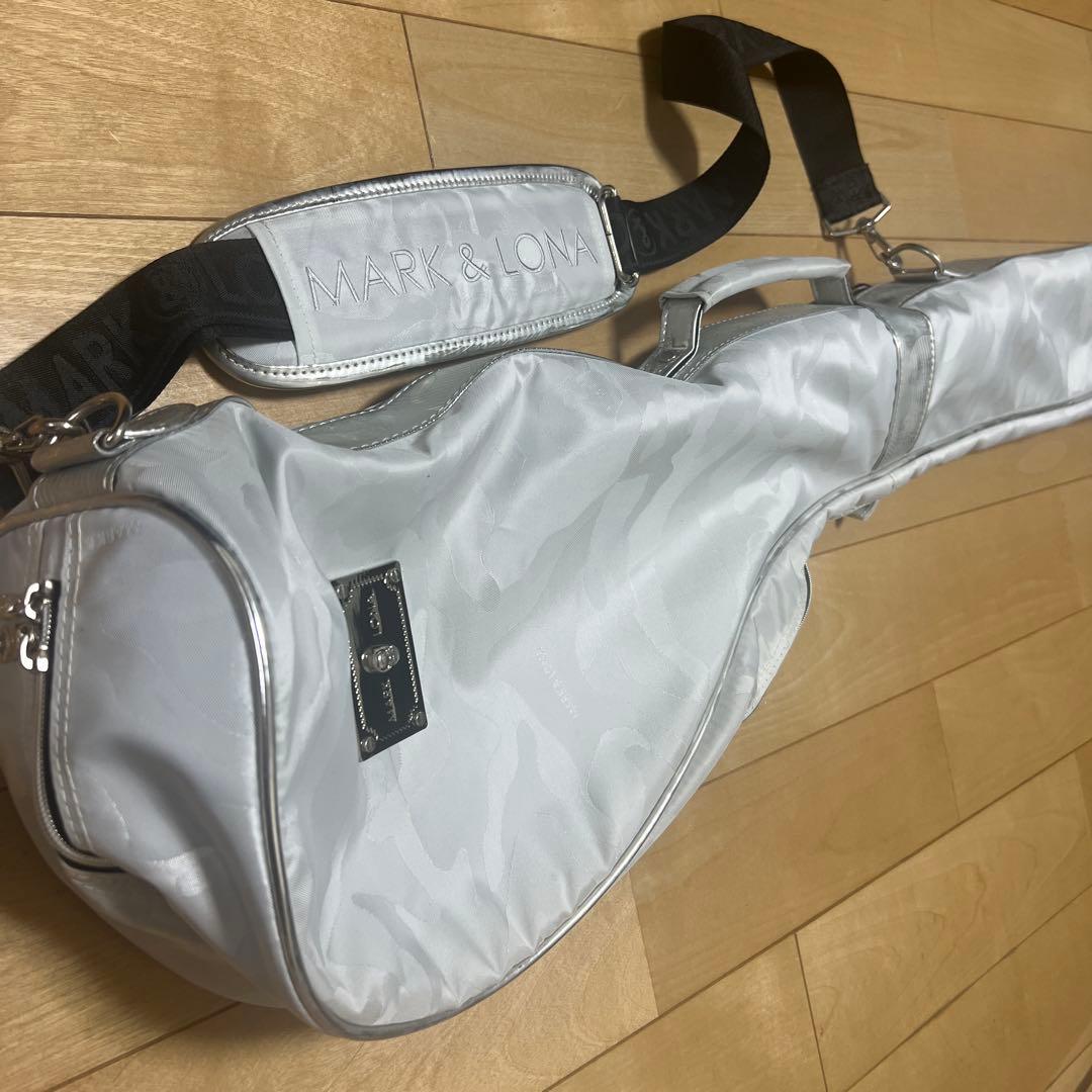 MARK&LONA シルバー ゴルフバッグ
