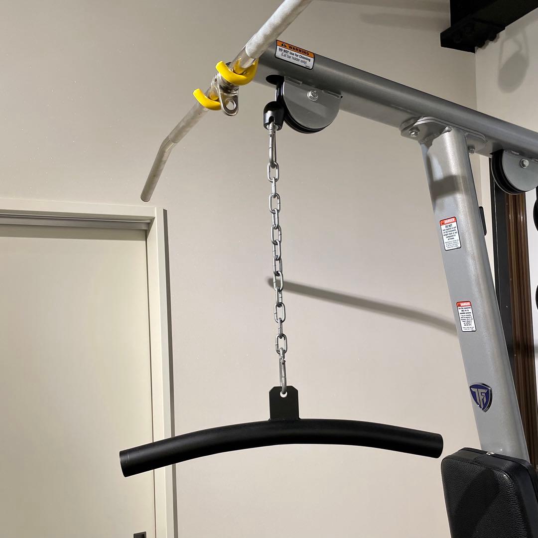 42mm極太トライセプスバー プレスダウンバー ケーブルアタッチメント