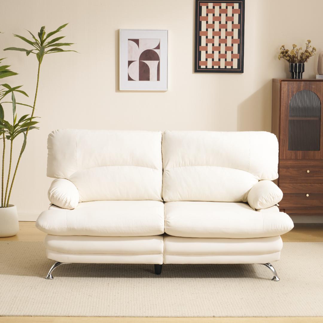 超人気！ソファー ソファ 2人掛け 幅155cm 2人掛け 北欧 WHITE