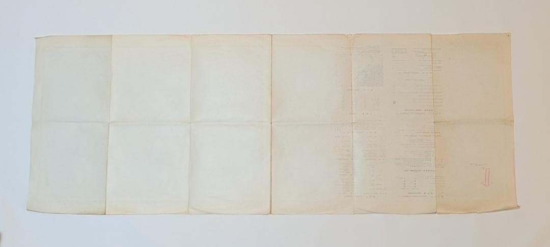 航空路図 日本中部（鹿児島-仙台）