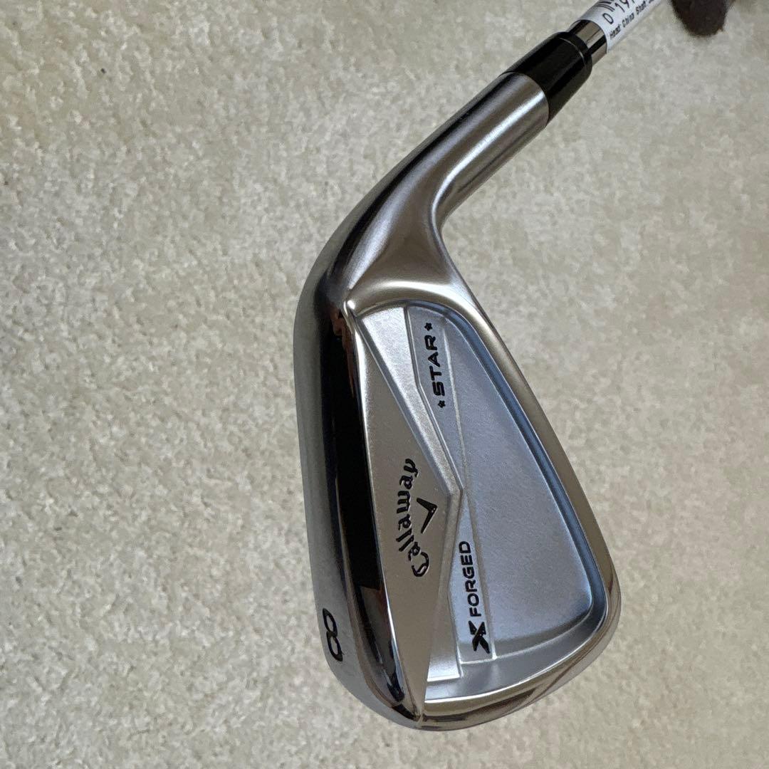 ゆずさんCallaway X FORGED STAR(2024)アイアン