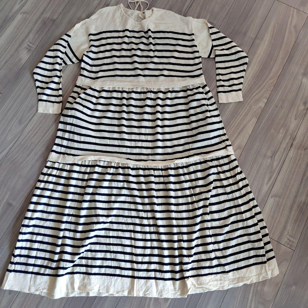 く*げ様 45R ニットロングワンピース