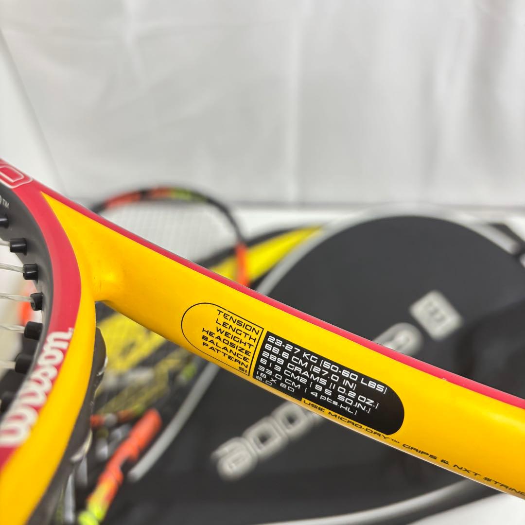 Wilson BURN 100s ncode nps 95 硬式テニスラケット