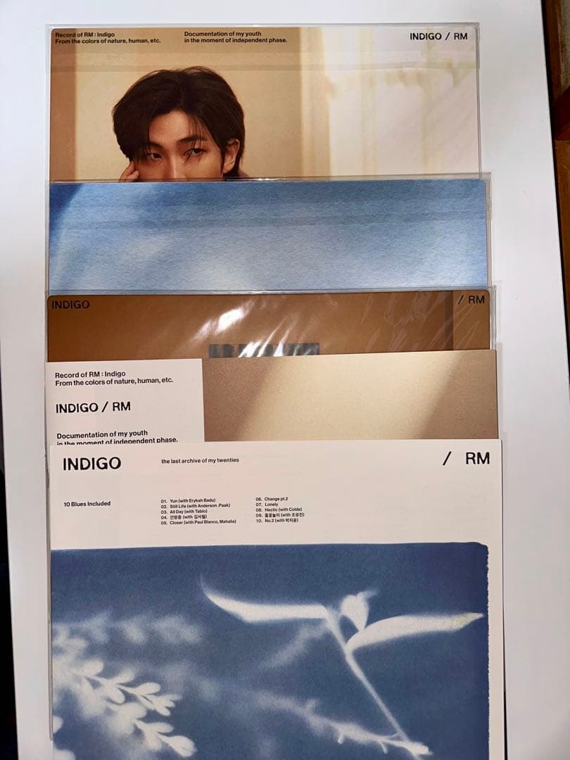 RM INDIGO LP レコード トレカ付き