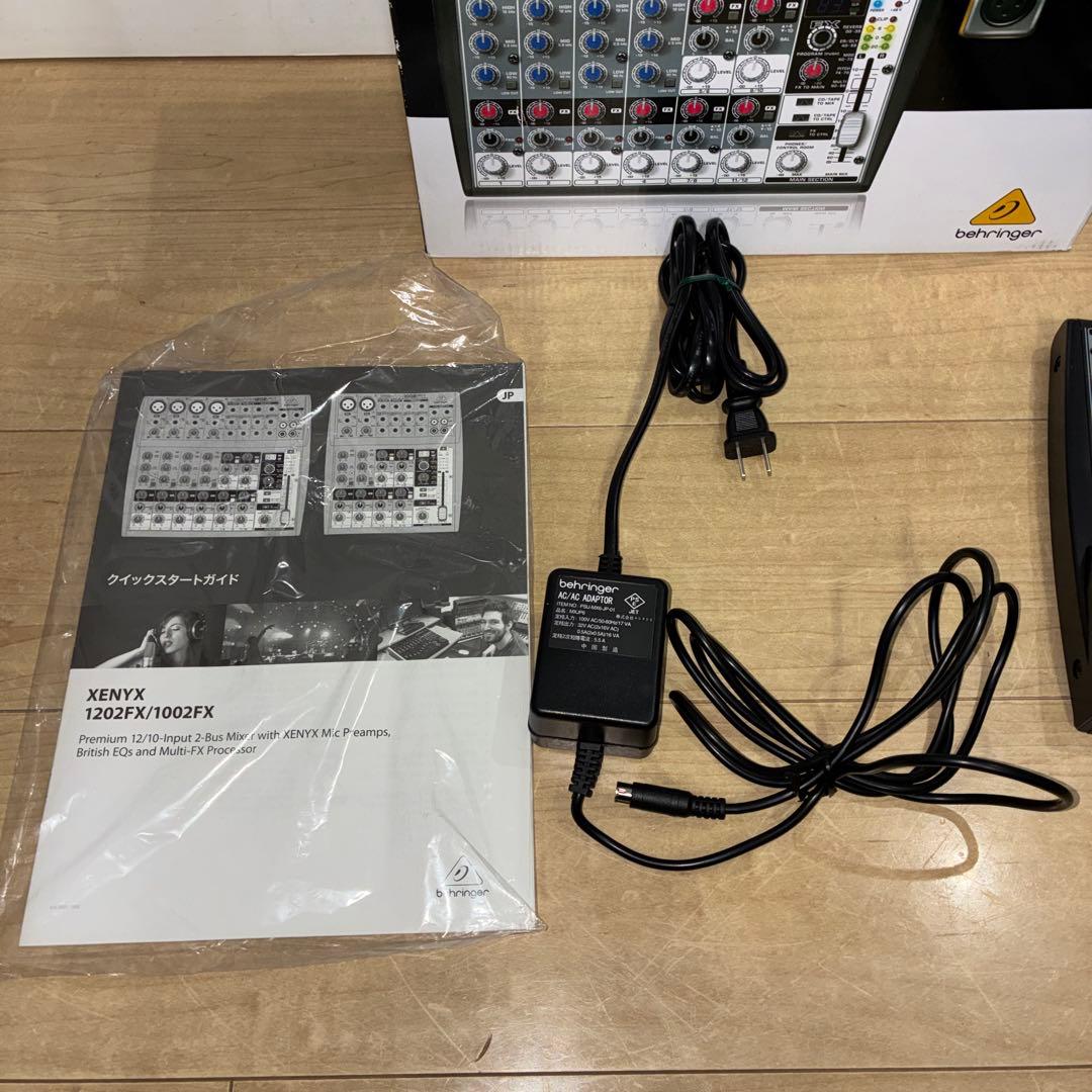 ほぼ新品　Behringer XENYX 1202FX アナログミキサー