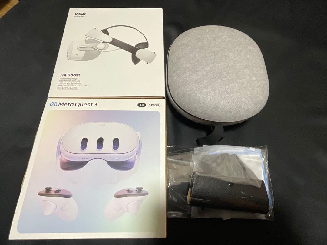  Quest 3 512GB 美品 使用2回 箱付属品完備+アクセ多数