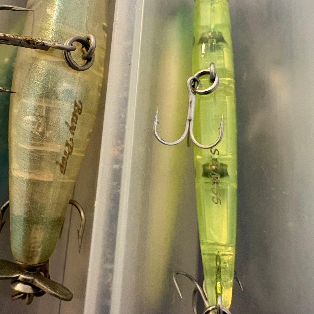 アジング・メバリング　プラグ　16個＋マイクロジグ等セット ケース付き