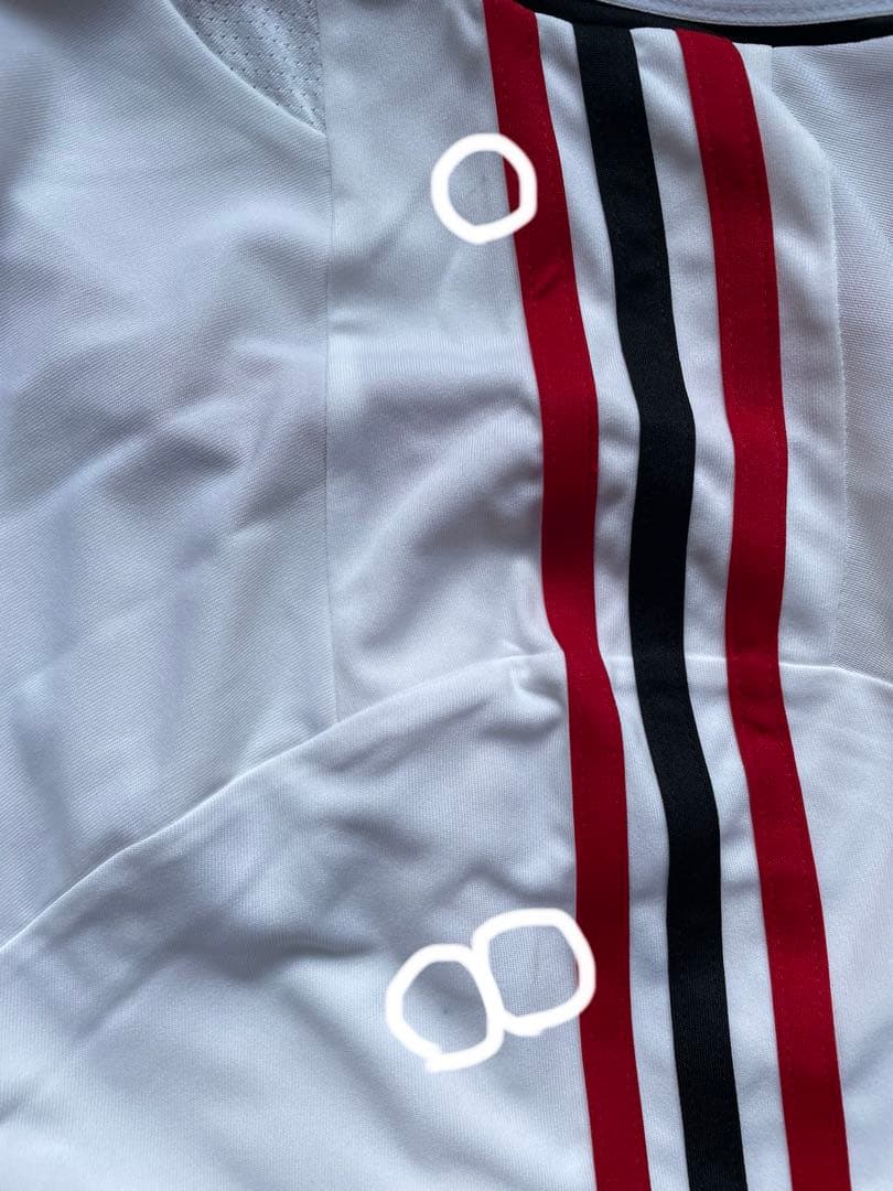 【新品】ACミラン 12-13シーズン　AWAY ユニフォーム　サイズ2XO