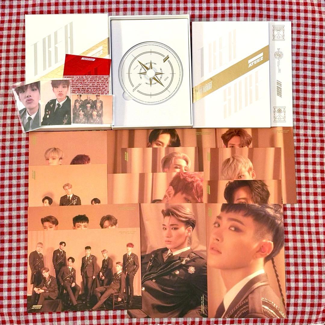 ateez TREASURE EP.FIN Z ver 白 ミンギ レア トレカ