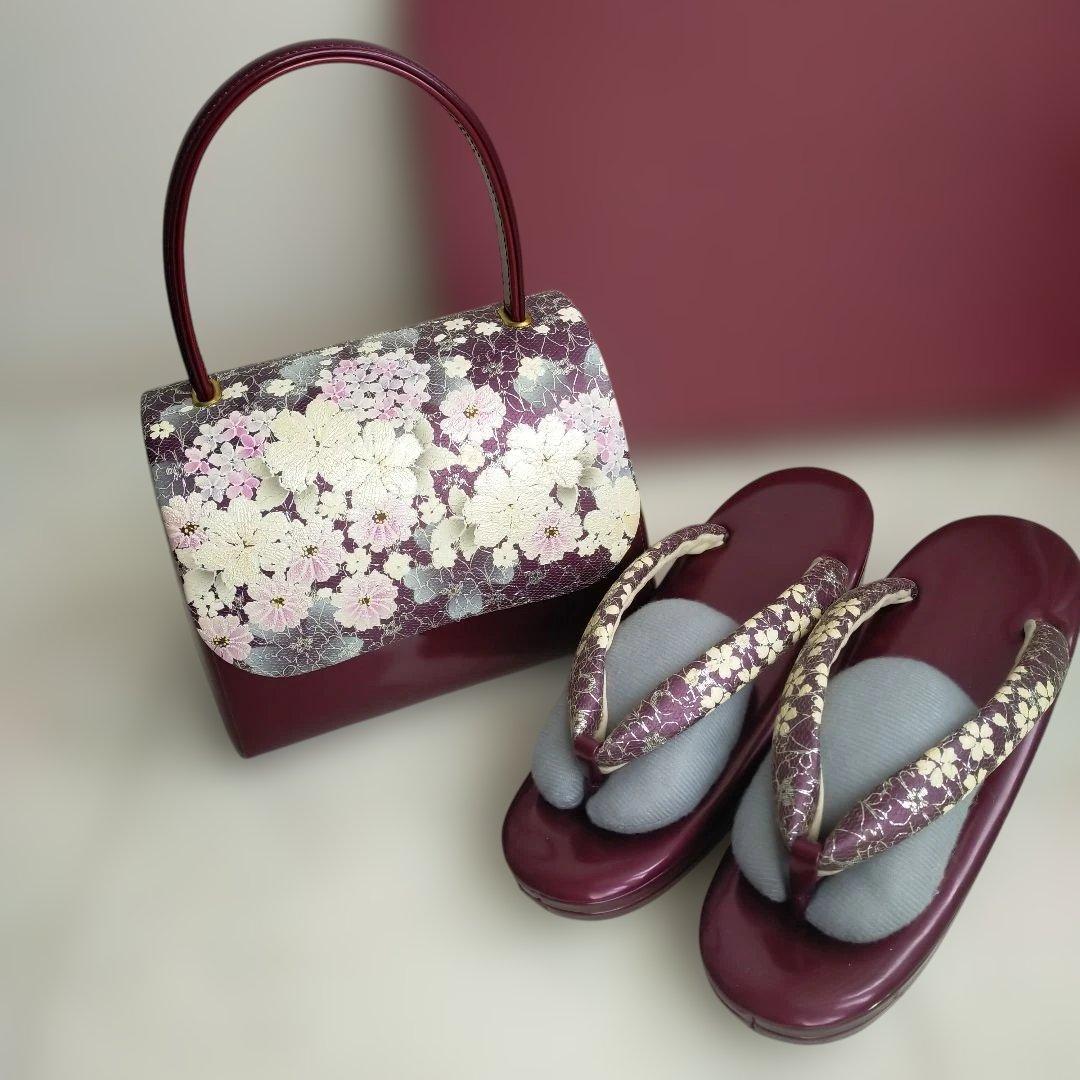 和装小物　草履バッグセット　草履24cm 成人式