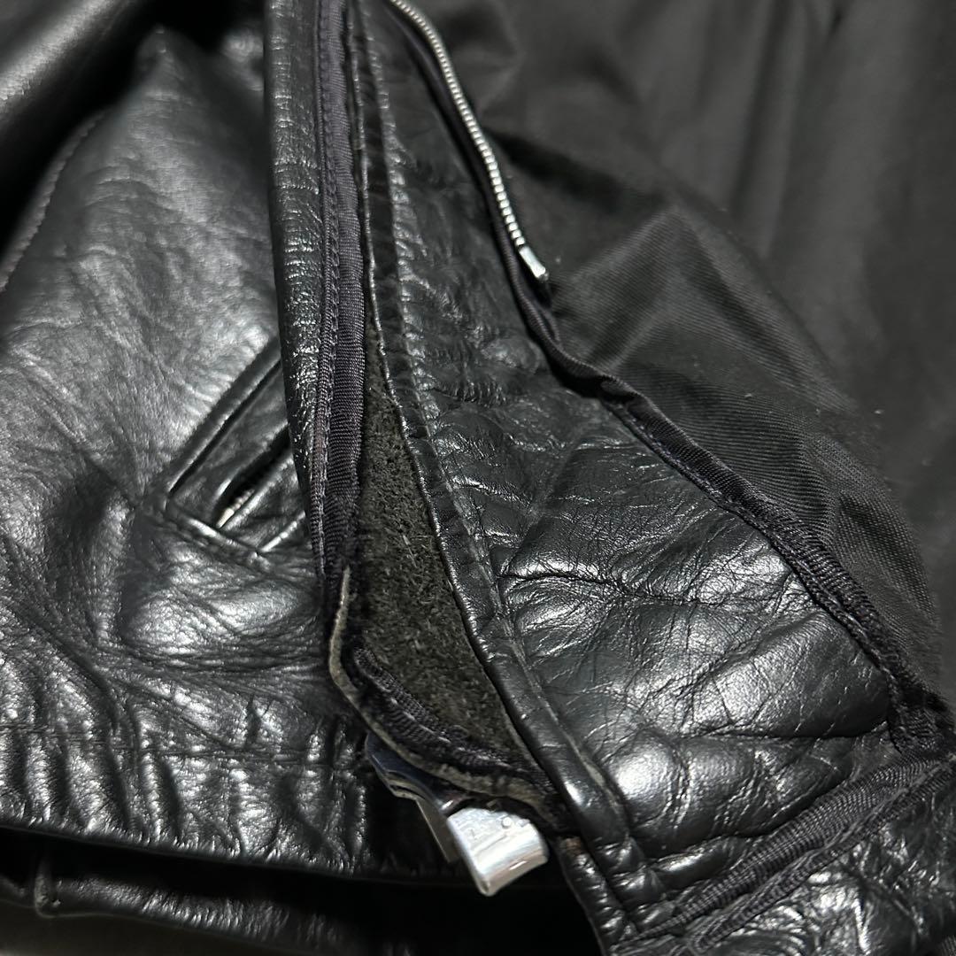 Leather Craft Process シングルライダースジャケットXL