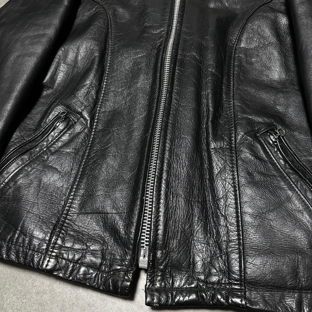 Leather Craft Process シングルライダースジャケットXL