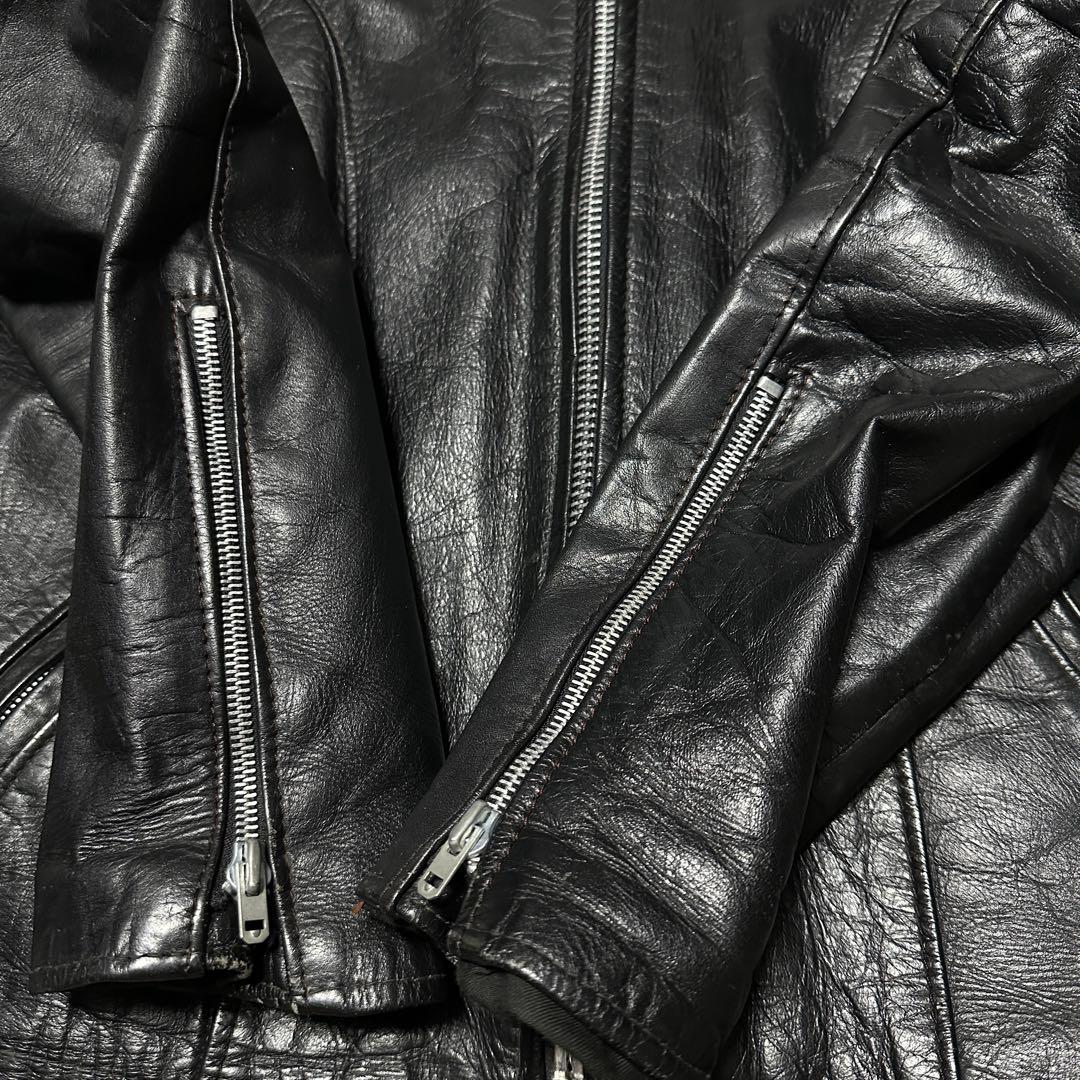Leather Craft Process シングルライダースジャケットXL