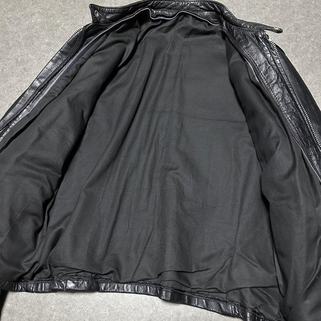 Leather Craft Process シングルライダースジャケットXL