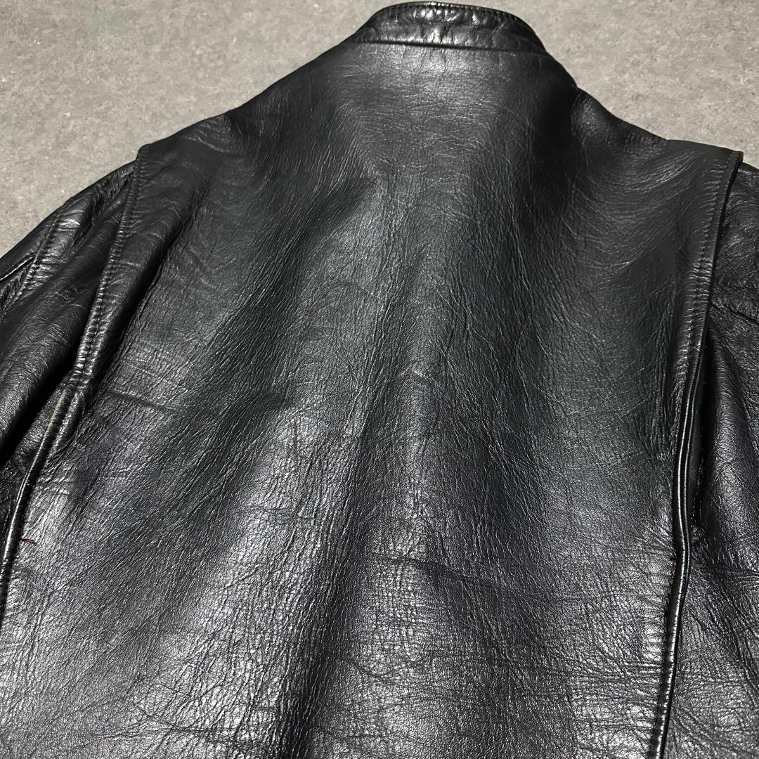 Leather Craft Process シングルライダースジャケットXL