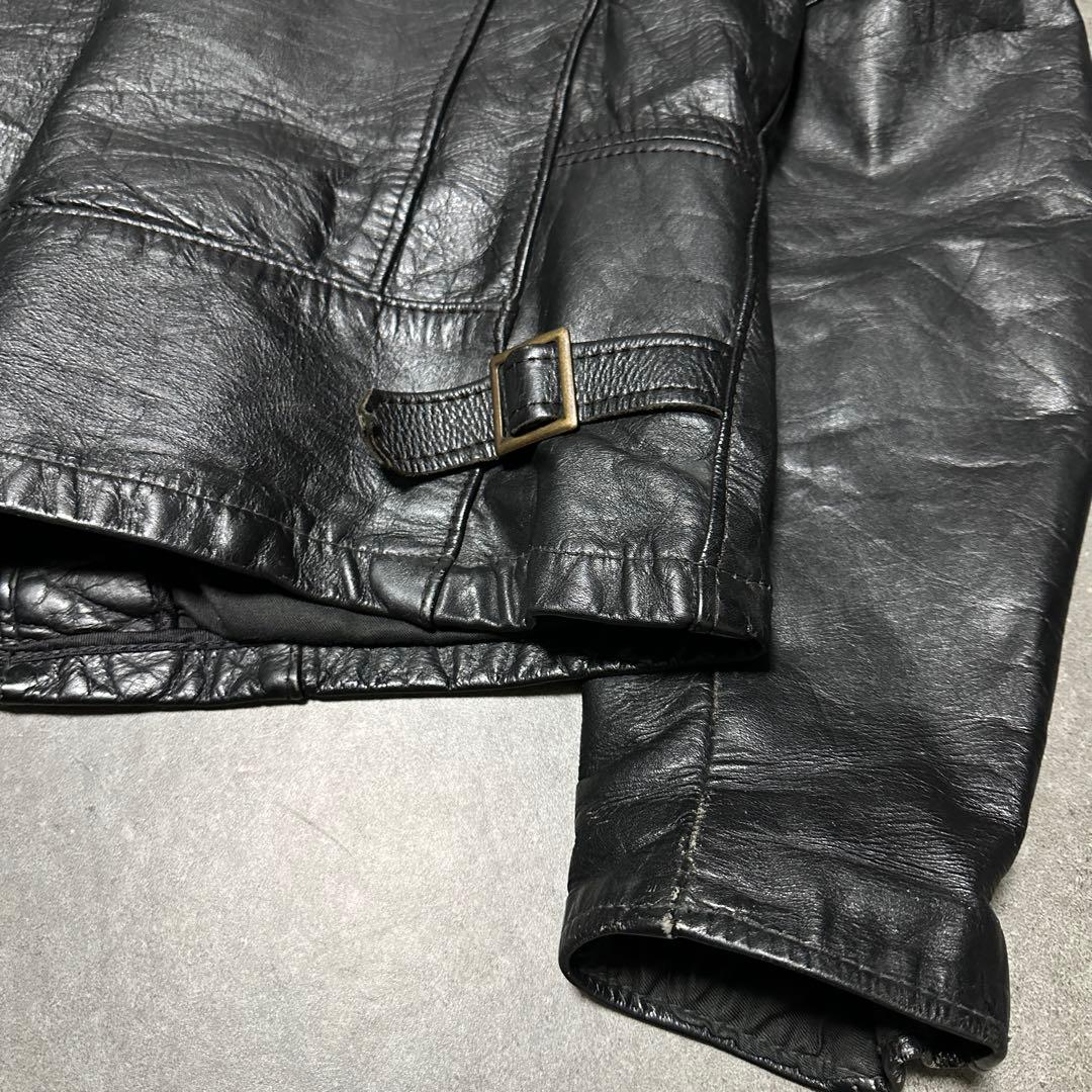 Leather Craft Process シングルライダースジャケットXL