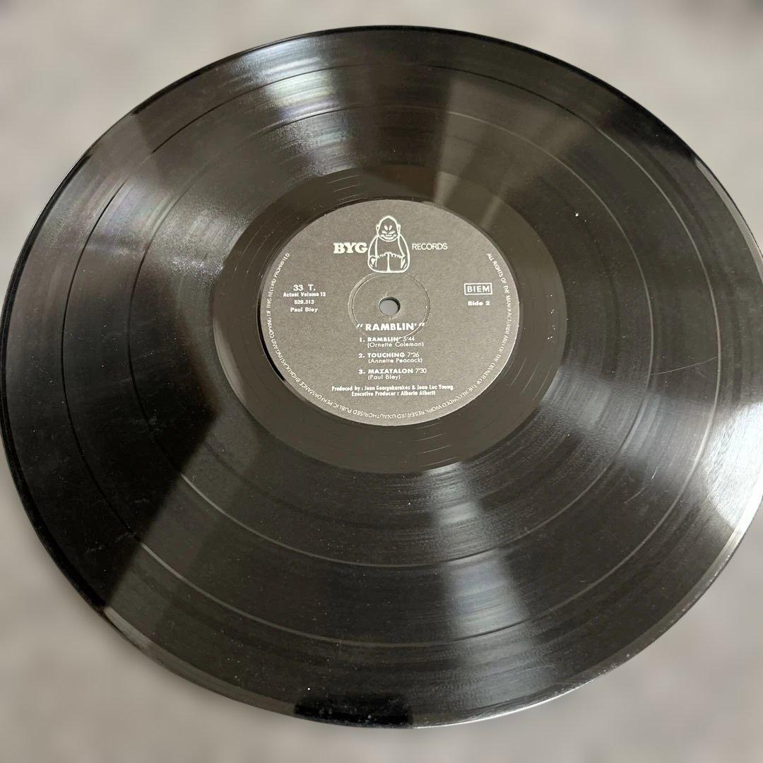 やや難あり⭐️ramblin’ / paul bley BYG フリージャズ