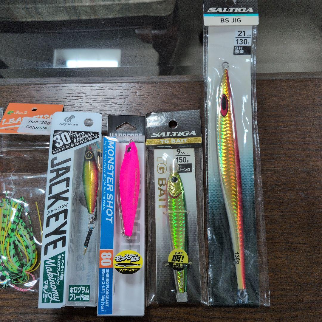 TGベイト、モンスターショット、タイラバ、ルアーセット