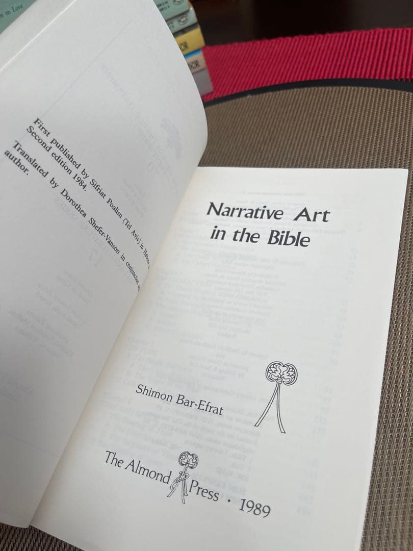 洋書 Narrative Art in the Bible
