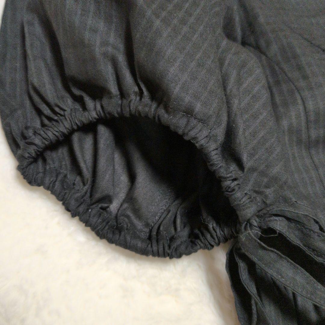 susuri　ミュウドレス　ワンピース　パフスリーブ　リボン　たっぷりギャザー