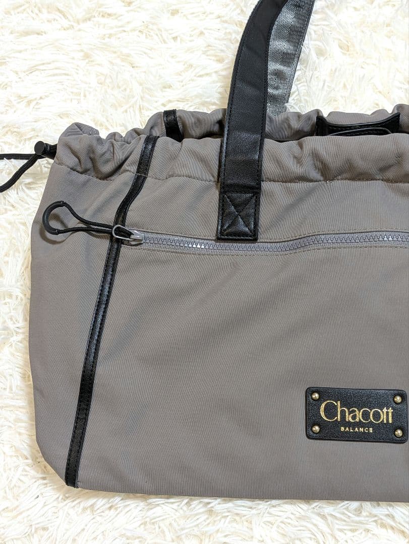 チャコット バランス ボストンバッグ キャリーオン可 ヨガ バレエ グレー