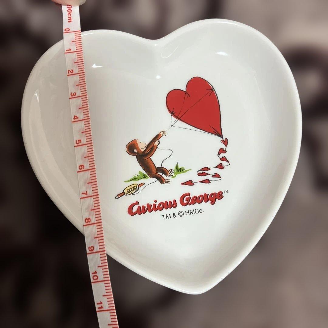 ケンタッキーノベルティ　おさるのジョージ ハート型プレート3枚セット、激レア