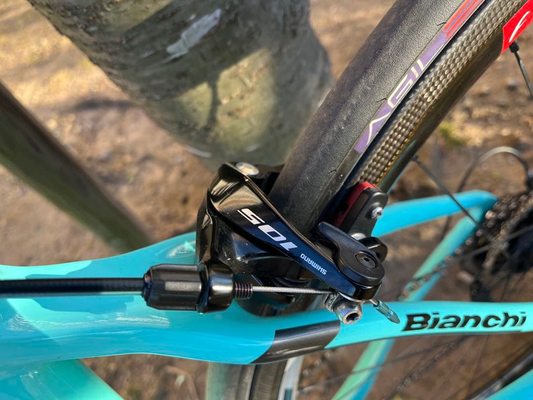 【最終値下】ビアンキ　Intenso 105完成車+カーボンホイール