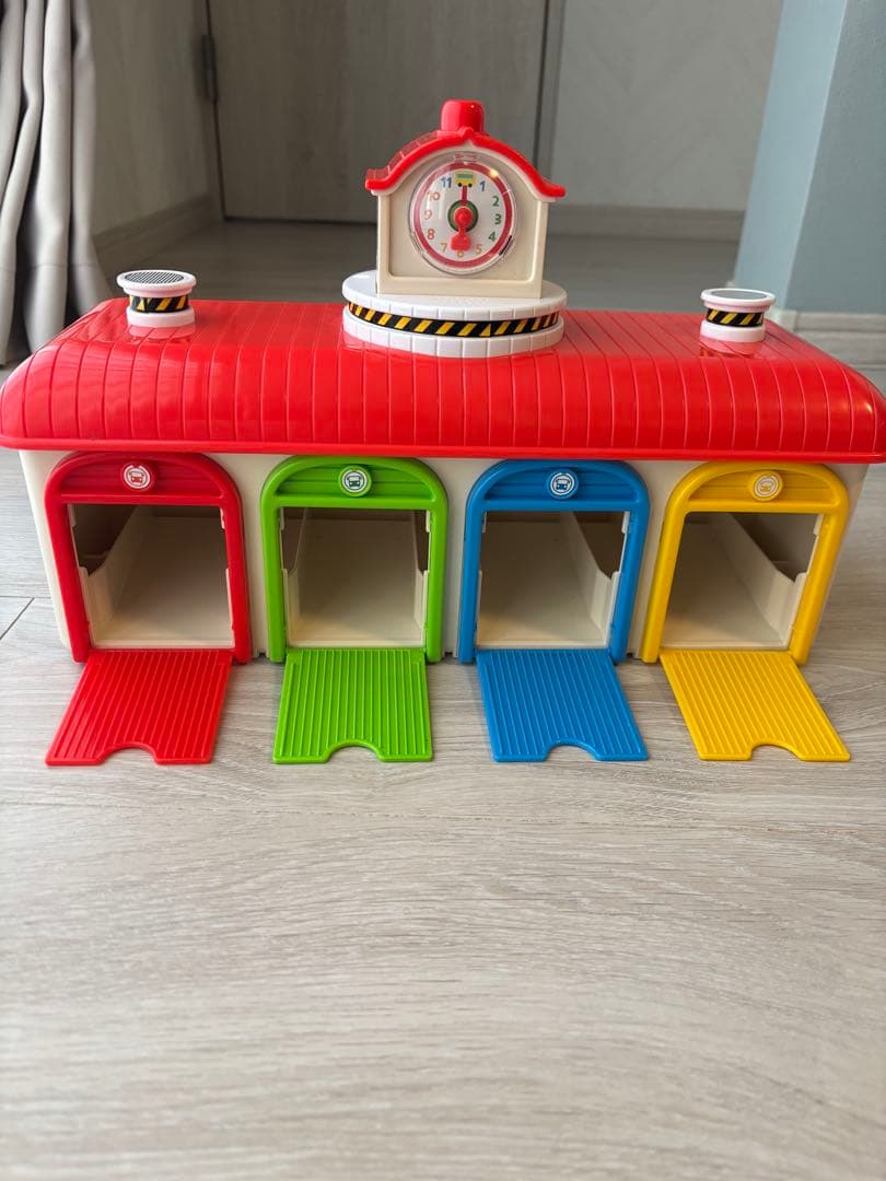 ちびっこバスTAYO 車庫　プルバックカー　6点