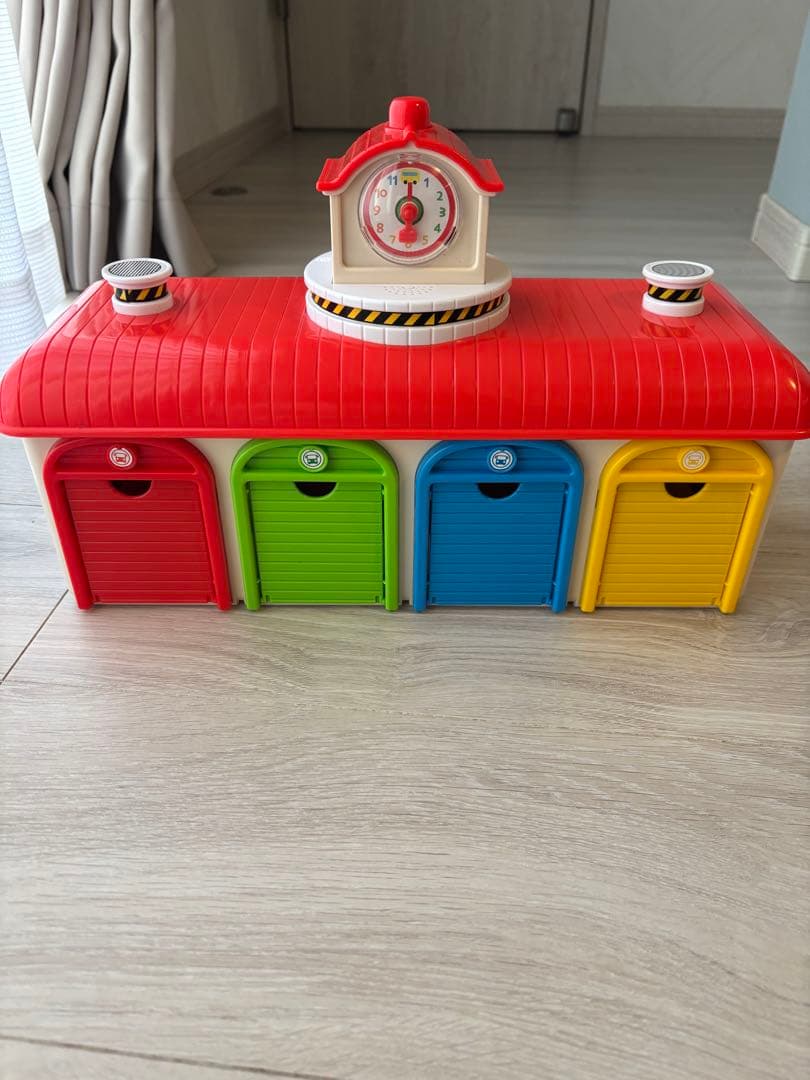 ちびっこバスTAYO 車庫　プルバックカー　6点