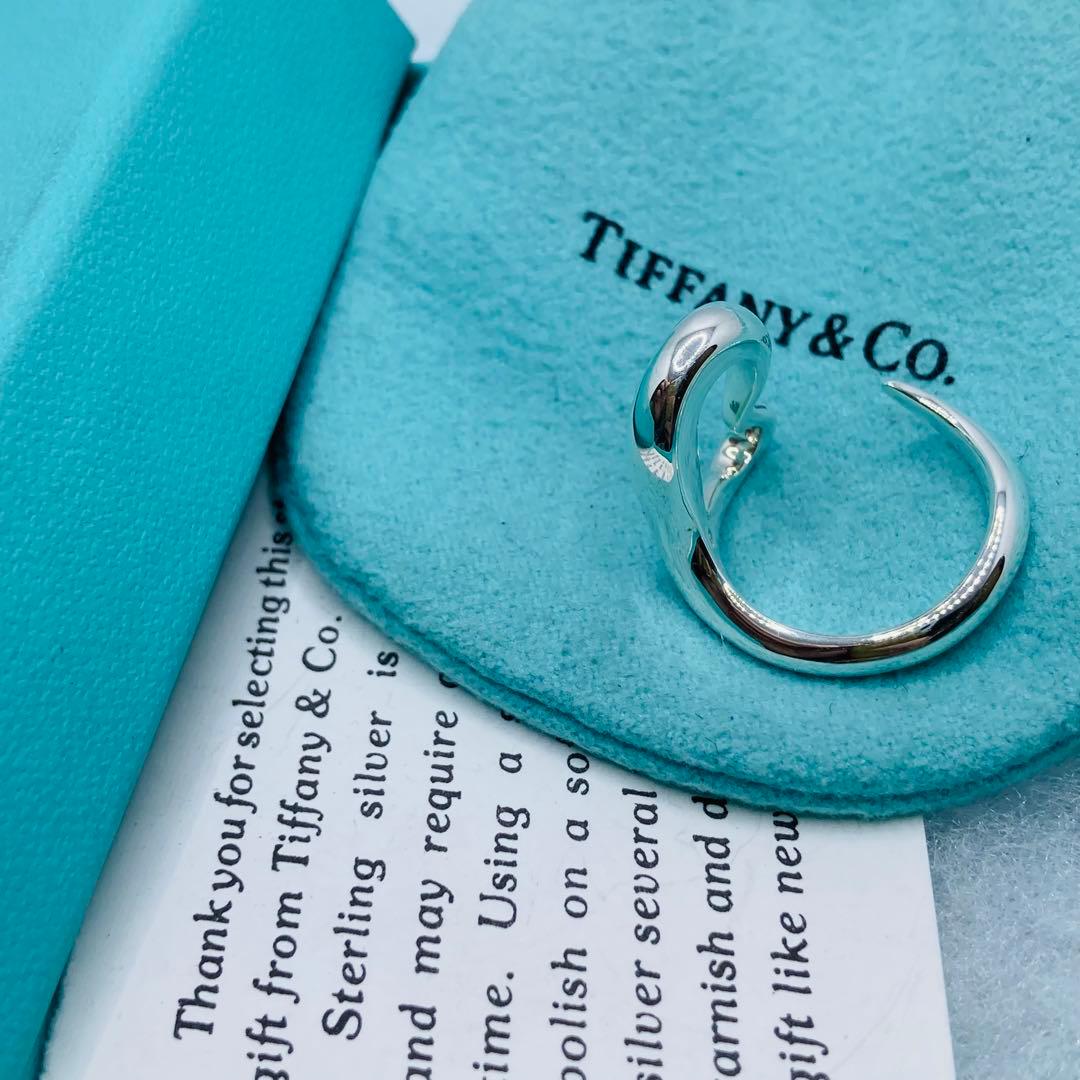 極美品✨ ティファニー リング 指輪 オープンハート ハート AG925 #14