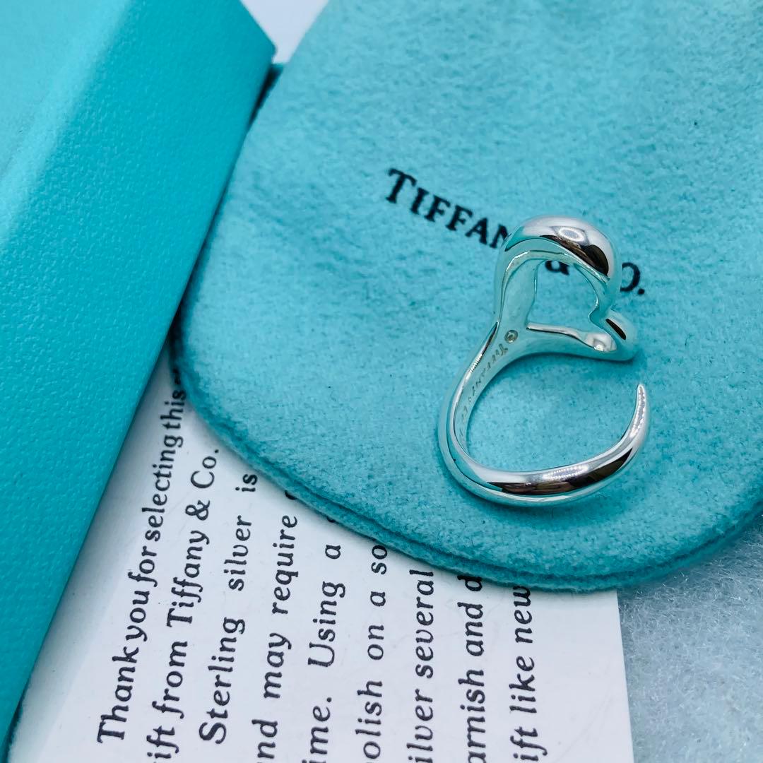 極美品✨ ティファニー リング 指輪 オープンハート ハート AG925 #14