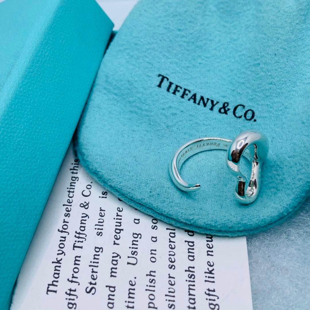 極美品✨ ティファニー リング 指輪 オープンハート ハート AG925 #14